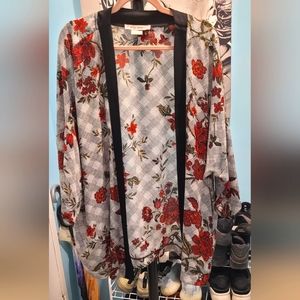 NWOT Reitmans kimono style cardigan LG/1X